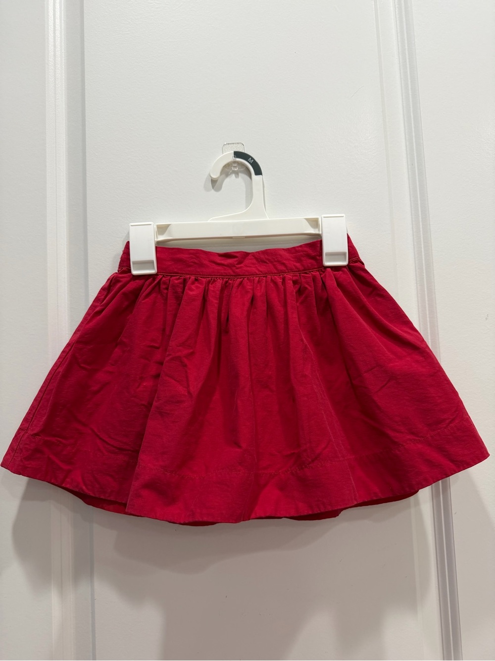 Janie and Jack Raspberry Red Cotton Circle Skirt for girls